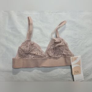 All You LIVELY Women's Longline Lace Bralette Orchid Size Small